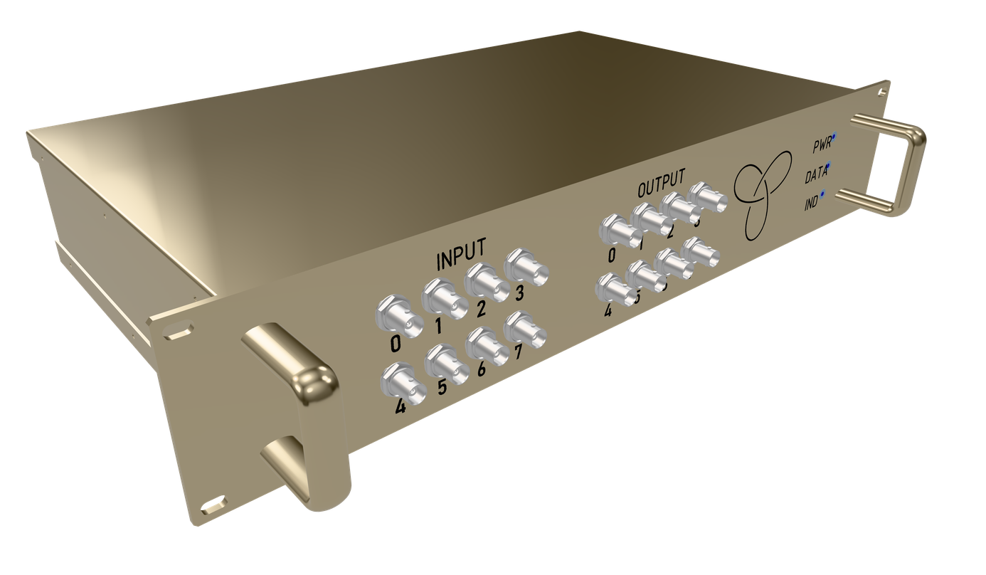 GateKeeper — a 2U rack instrument with its cover on, showing the BNC front panel